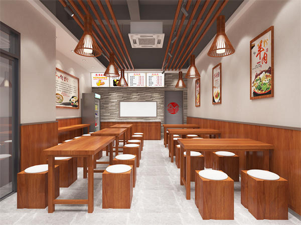粉店設(shè)計(jì)裝修效果圖—燦源裝飾